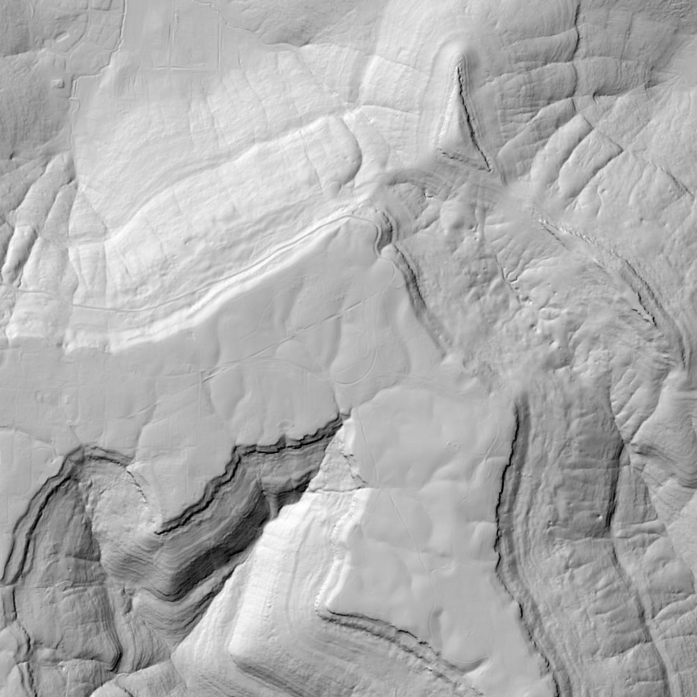 USGS 3DEP elevation hillshade