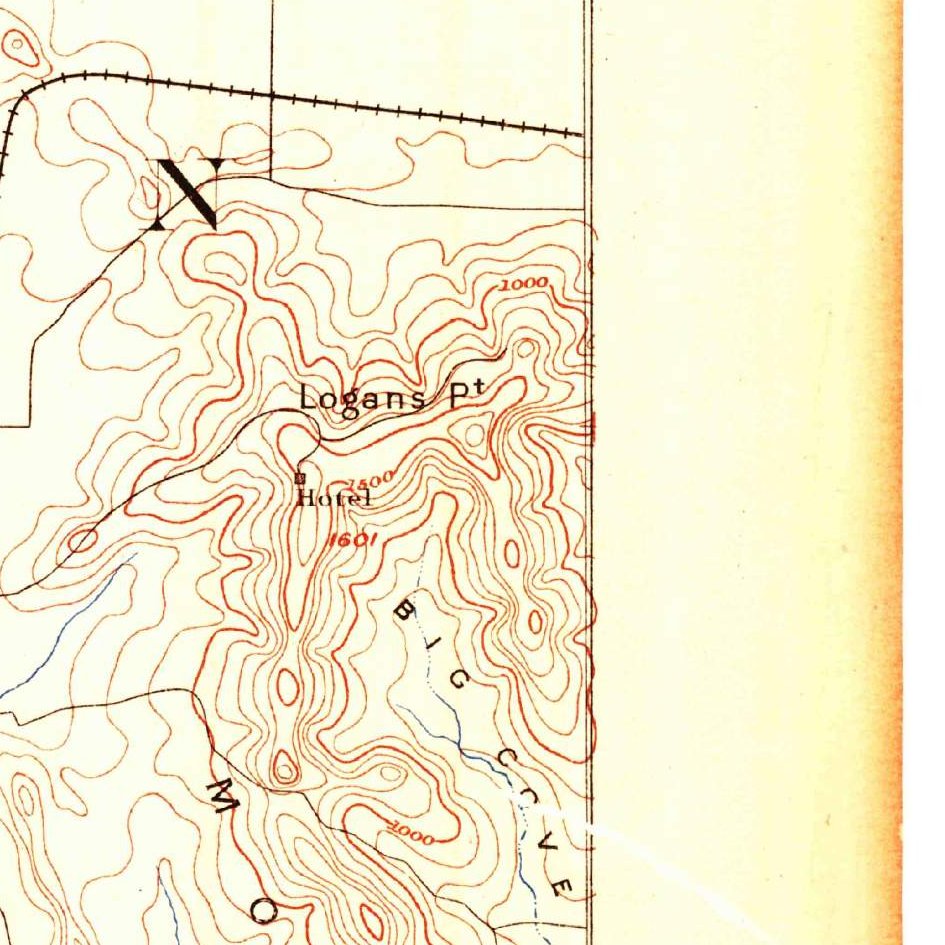USGS 1:125000-scale Quadrangle for Huntsville, AL 1888 (crop around site)