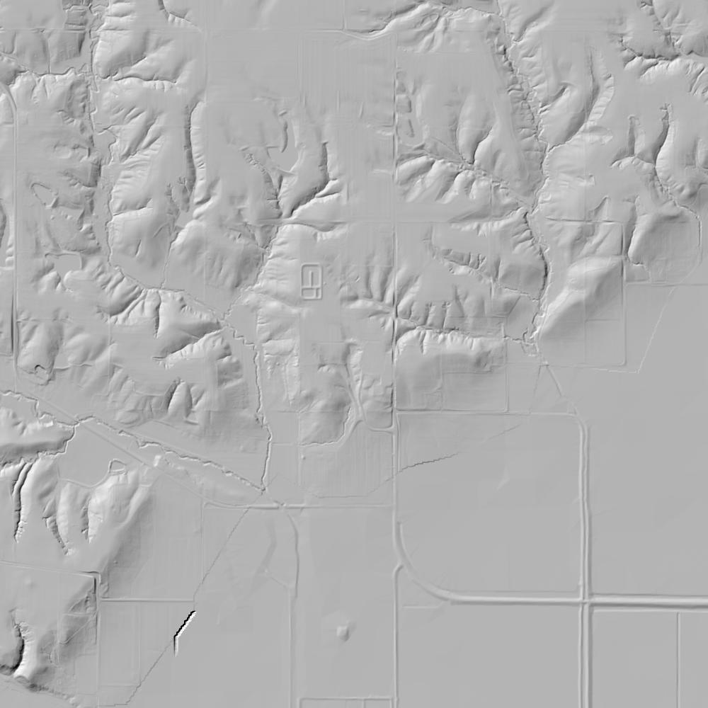 USGS 3DEP elevation hillshade