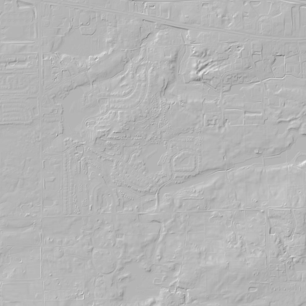 USGS 3DEP elevation hillshade