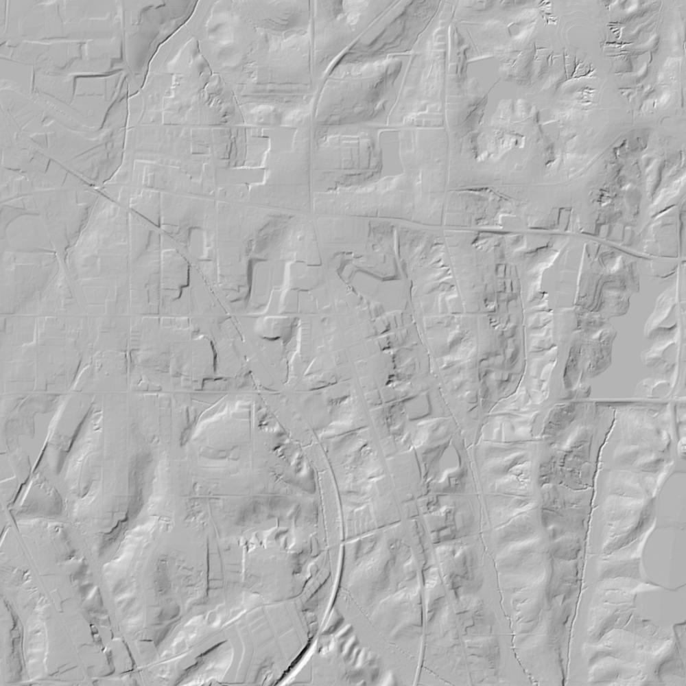 USGS 3DEP elevation hillshade