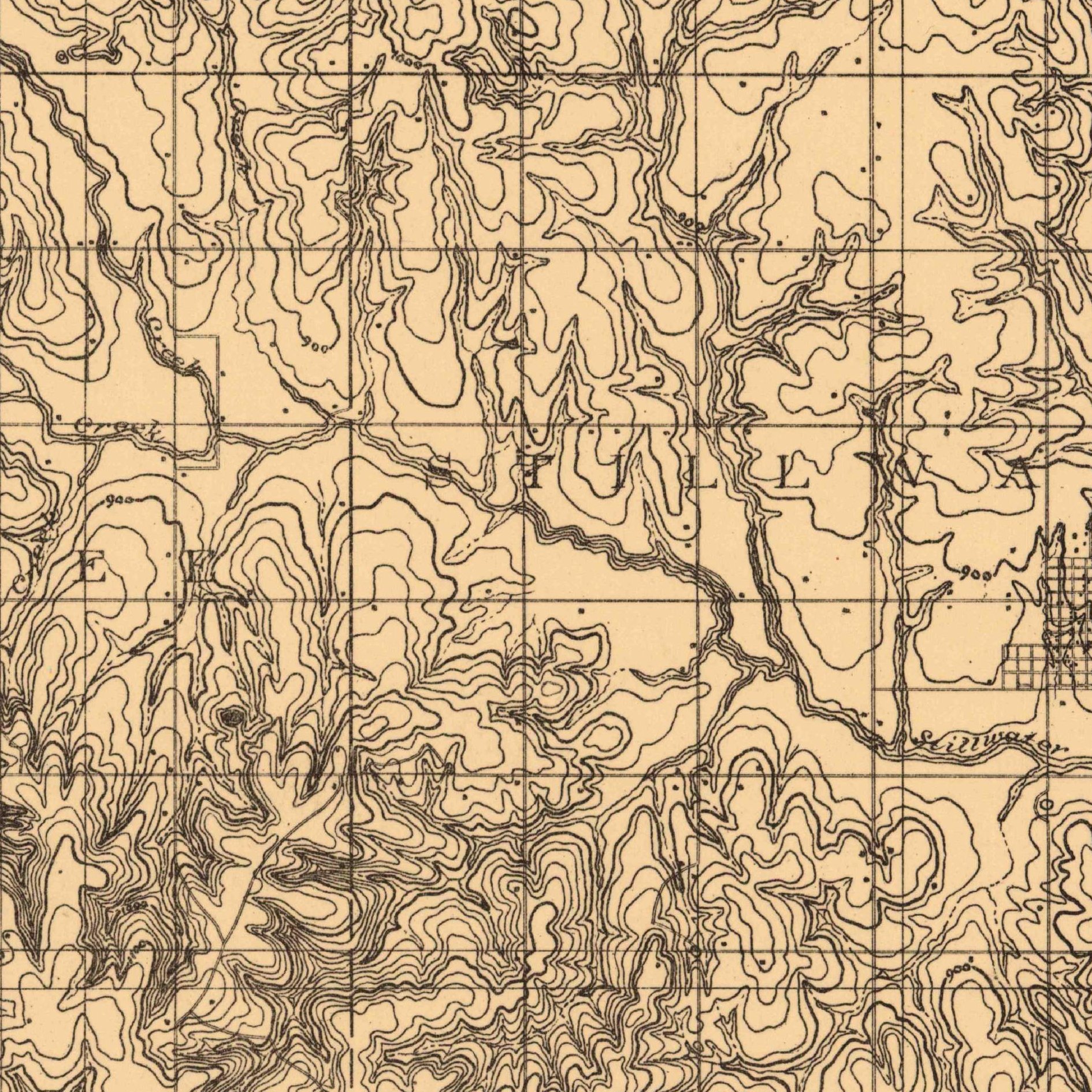 USGS 1:62500-scale Quadrangle for Stillwater, OK 1893 (crop around site)
