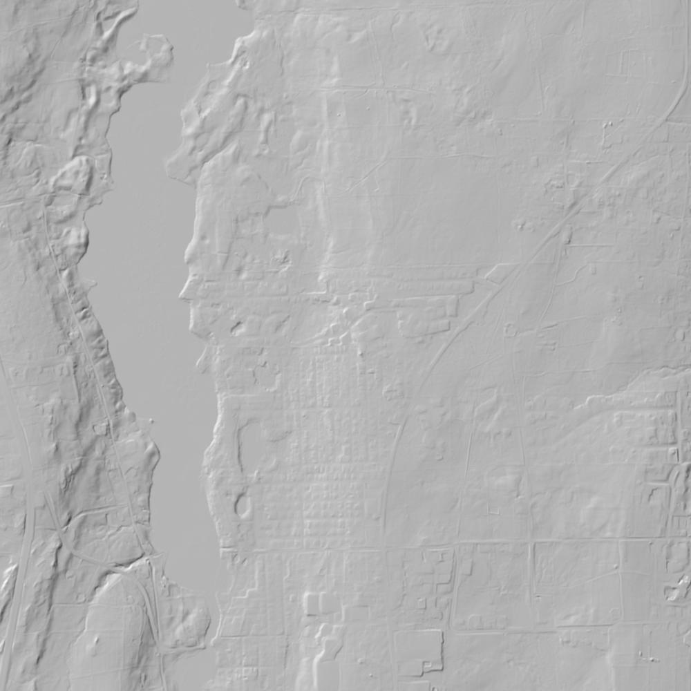 USGS 3DEP elevation hillshade