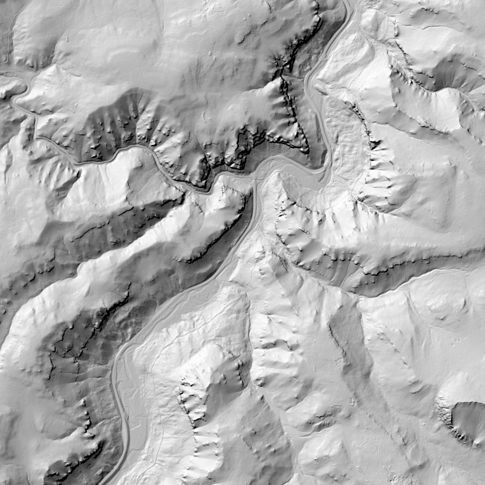 USGS 3DEP elevation hillshade