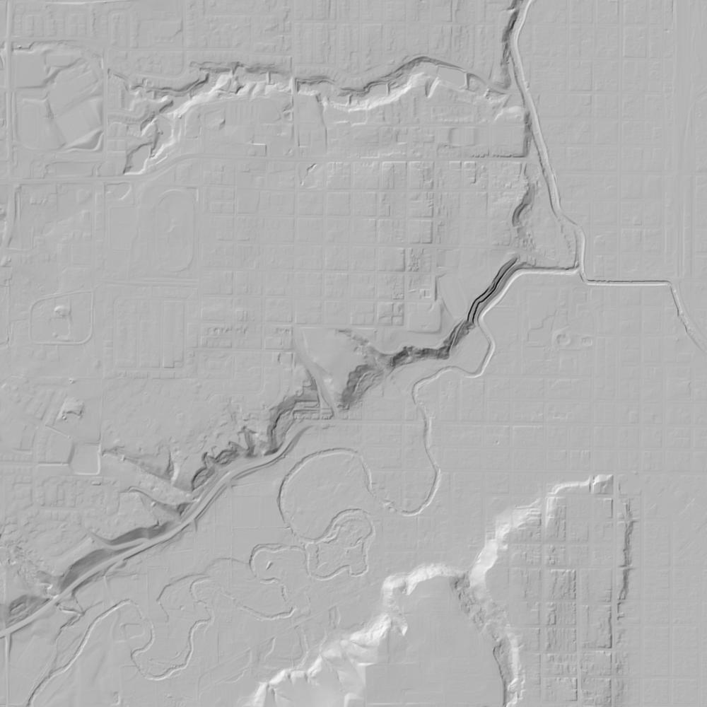 USGS 3DEP elevation hillshade